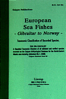 European Sea Fishes. Gibraltar to Norway. Taxonomic Classification of Recorded Species 9.90 